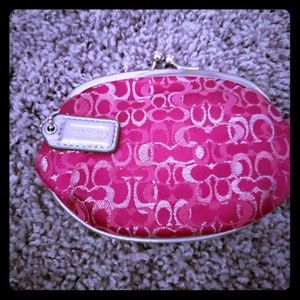 Authentic coach coin purse